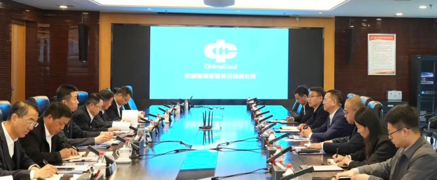 侯景濱帶隊到中煤新集公司走訪交流